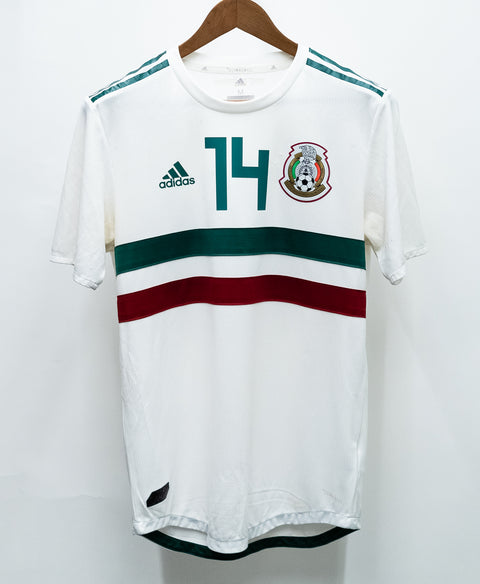 Mexico 2018 Chicharito Player Version Away Kit (M)