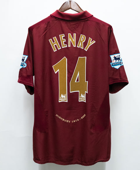 Arsenal 2005-06 Henry Home Kit (XL)