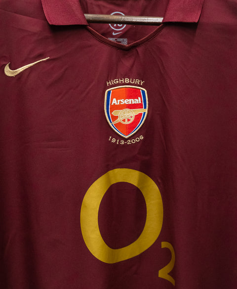 Arsenal 2005-06 Henry Home Kit (XL)