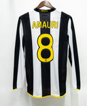 Juventus 2008-09 Amauri Long Sleeve Home Kit (M)