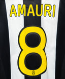 Juventus 2008-09 Amauri Long Sleeve Home Kit (M)