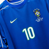 Brazil 1998 Rivaldo Away Kit (M)