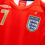 England 2006 Beckham Away Kit (L)