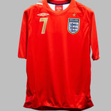 England 2006 Beckham Away Kit (L)