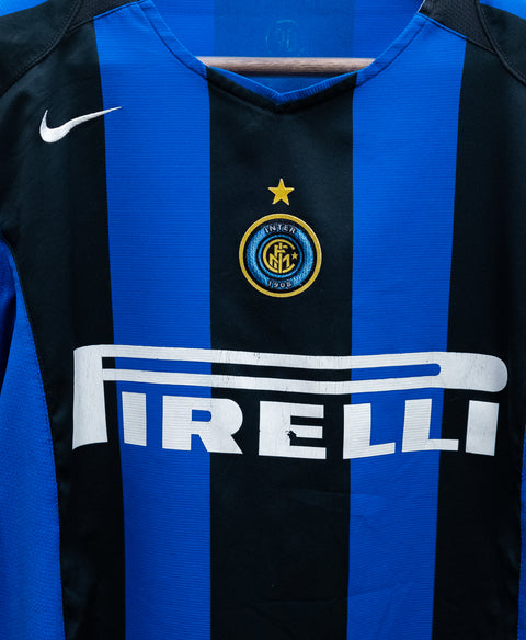 Inter Milan 2004-05 Recoba Home Kit (L)