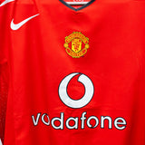 Manchester United 2004-06 Ronaldo Long Sleeve Home Kit (M)