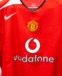 Manchester United 2004-06 Ronaldo Long Sleeve Home Kit (M)