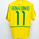 Brazil 2002 Ronaldinho Home Kit (M)