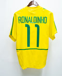 Brazil 2002 Ronaldinho Home Kit (M)