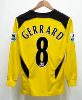 Liverpool 2004-06 Gerrard Long Sleeve Away Kit (M)