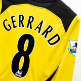 Liverpool 2004-06 Gerrard Long Sleeve Away Kit (M)