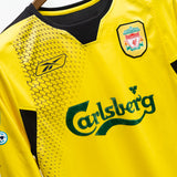 Liverpool 2004-06 Gerrard Long Sleeve Away Kit (M)