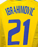Sweden 2002 Ibrahimovic Home Kit (S)
