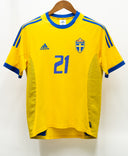 Sweden 2002 Ibrahimovic Home Kit (S)