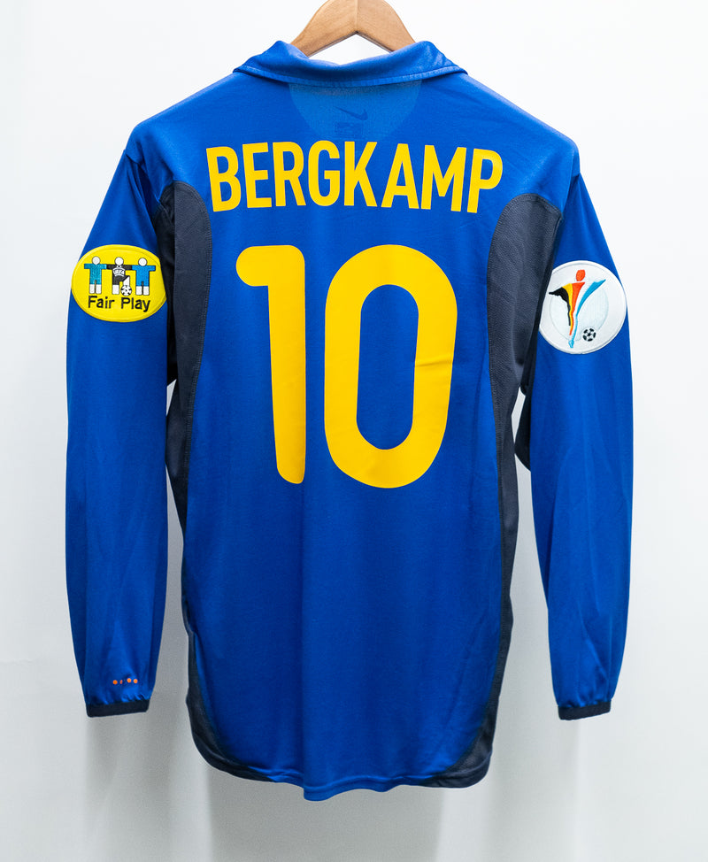 Netherlands 2000 Bergkamp Long Sleeve Away Kit (M)