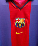 Barcelona 2000-01 Rivaldo Home Kit (M)
