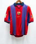 Barcelona 2000-01 Rivaldo Home Kit (M)