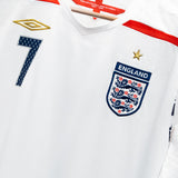 England 2008 Beckham Home Kit (XL)
