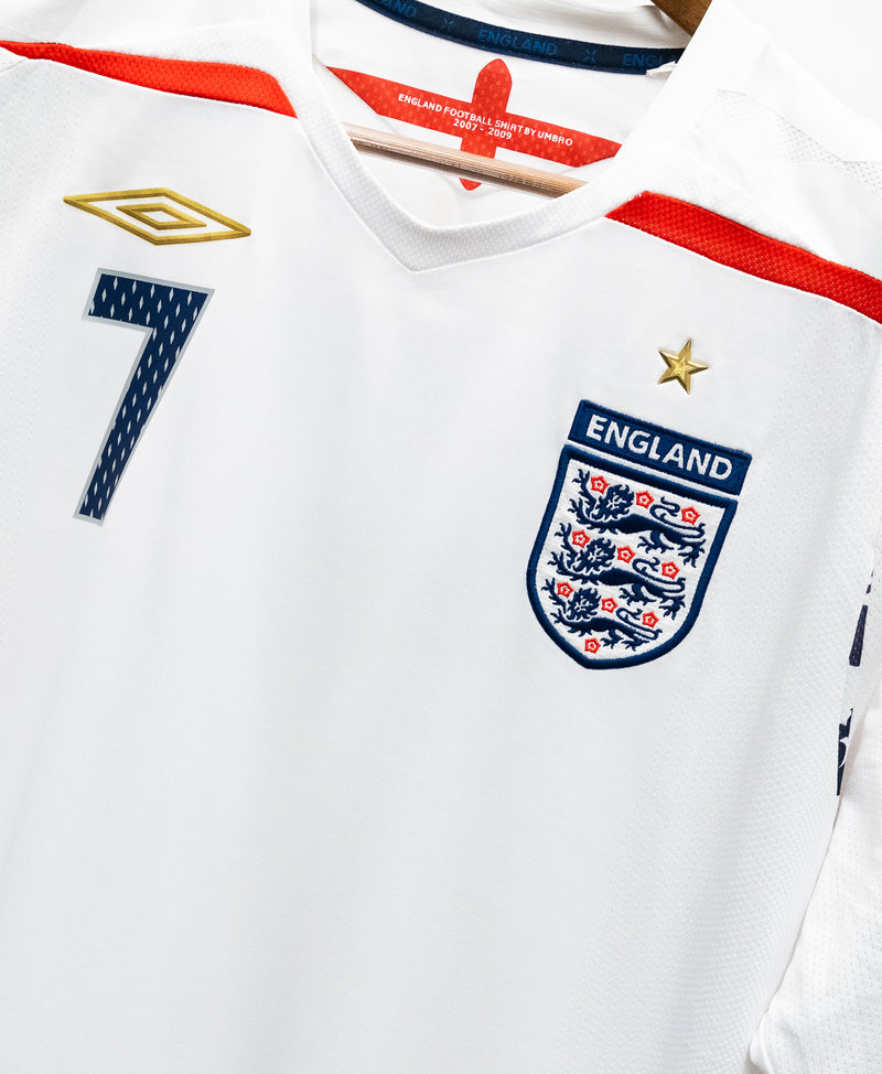 England 2008 Beckham Home Kit (XL)