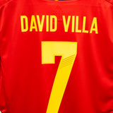 Spain 2012 David Villa Home Kit w/ Tags (L)
