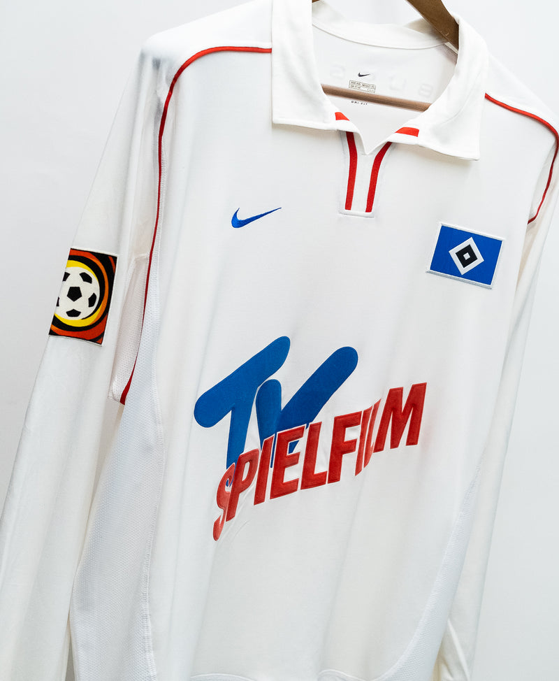 Hamburg 2001-02 Fukal Long Sleeve Home Kit (2XL)