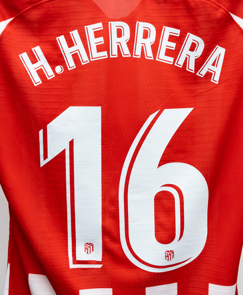 Atletico Madrid 2019-20 H. Herrera Player Issue Home Kit (M)