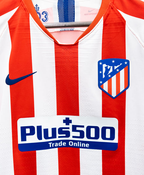 Atletico Madrid 2019-20 H. Herrera Player Issue Home Kit (M)