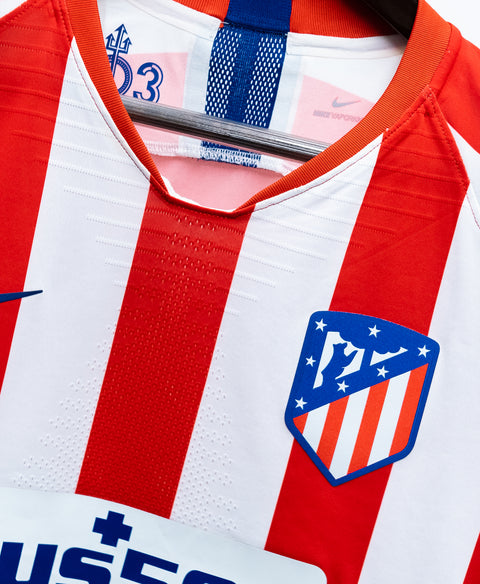 Atletico Madrid 2019-20 H. Herrera Player Issue Home Kit (M)