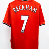 Manchester United 2000-01 Beckham Home Kit (L)