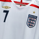 England 2008 Beckham Home Kit (2XL)
