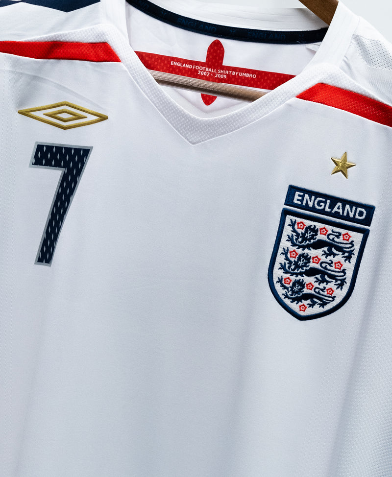 England 2008 Beckham Home Kit (2XL)