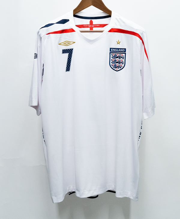 England 2008 Beckham Home Kit (2XL)