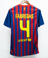 Barcelona 2011-12 Fabregas Home Kit (S)