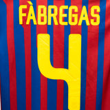 Barcelona 2011-12 Fabregas Home Kit (S)