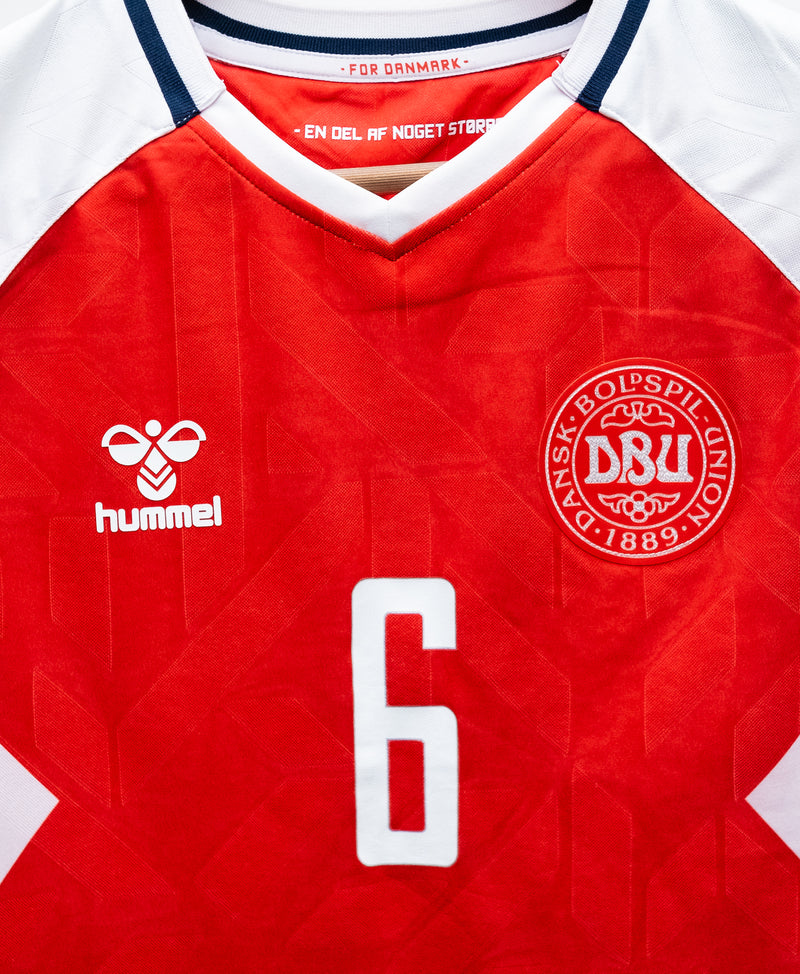 Denmark 2023-24 Christensen Player Issue Home Kit (M)