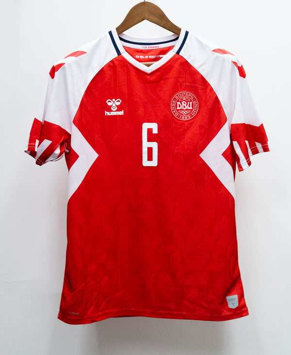 Denmark 2023-24 Christensen Player Issue Home Kit (M)