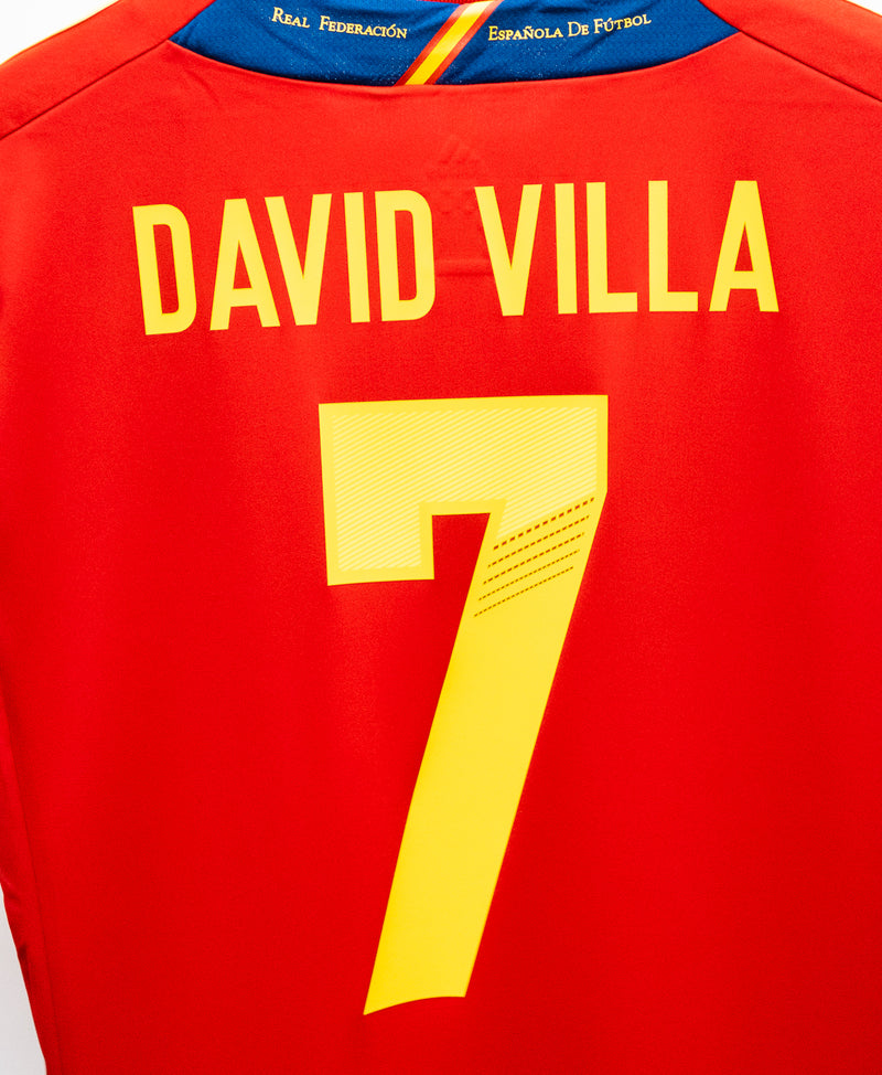 Spain 2012 David Villa Home Kit w/ Tags (M)