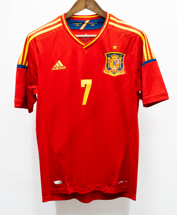 Spain 2012 David Villa Home Kit w/ Tags (M)