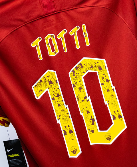 AS Roma 2019-20 Totti Promotional Home Kit NWT (S)