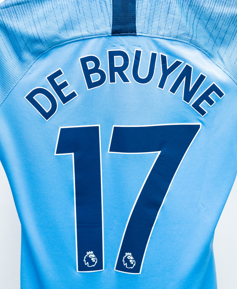 Manchester City 2018-19 De Bruyne Home Kit (WM)