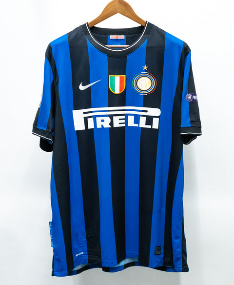 Inter Milan 2009-10 J. Zanetti Home Kit (2XL)