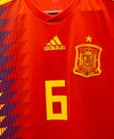 Spain 2018 A. Iniesta Home Kit (S)
