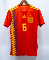 Spain 2018 A. Iniesta Home Kit (S)