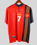 Spain 1996-97 Guardiola Home Kit  (L)