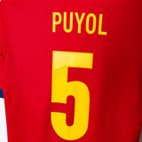 Spain 2013 Puyol Home Kit (S)