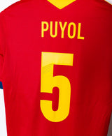 Spain 2013 Puyol Home Kit (S)