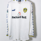 Leeds United 1998-00 Hasselbaink Long Sleeve Home Kit (XL)