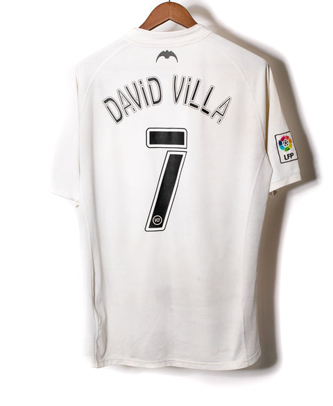 Valencia 2006-07 David Villa Home Kit (L)