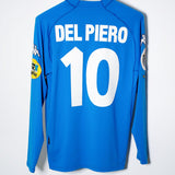 Italy 2000 Del Piero Long Sleeve Home Kit (L)