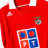 Benfica 2007-08 Adu Long Sleeve Home Kit (M)